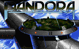 Pandora title screen for Atari ST